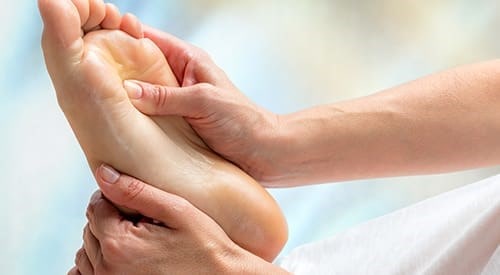 تشخیص درد کف پا